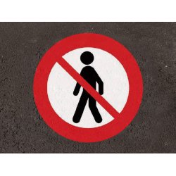  Fodgnger forbudt  100