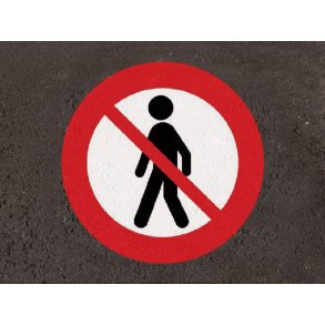  Fodgnger forbudt  100