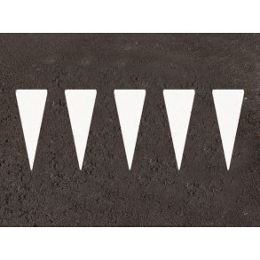 25 stk  hajtand 5060 cm hvid